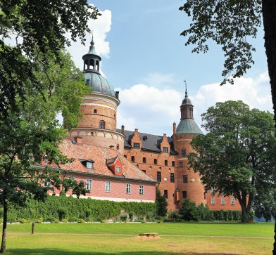 Schloss Gripsholm am See Mälaren im schwedischen Mariefred 