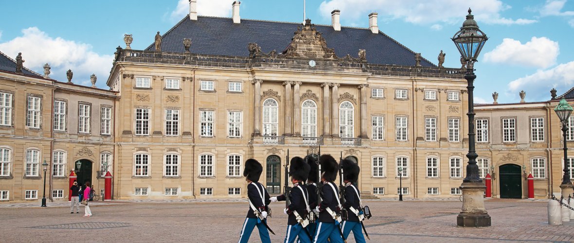 Schloss Amalienborg in Kopenhagen