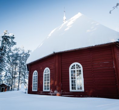 Jokkmokk ist ein kleines, pittoreskes Städtchen nördlich des Polarkreises.