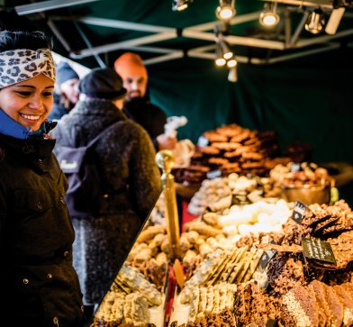 Wintermarkt in Jokkmokk, Fotograf Carl-Johan Utsi