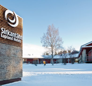 Ausgangspunkt Ihrer Husky-Safari ist das Lapland Hotel Sirkantähti in Levi.