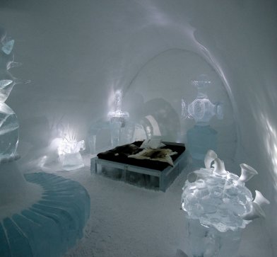 Das ICEHOTEL bietet seinen Gästen eine Nacht, wie man sie wohl noch nie erlebt hat.