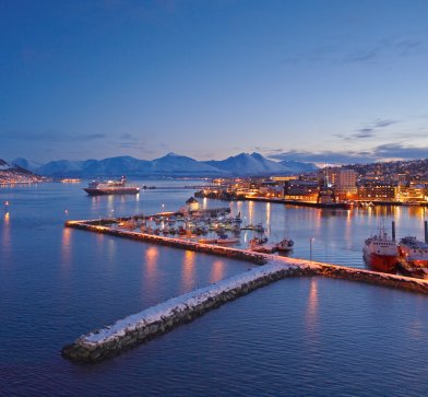 Der Hafen von Tromsö© Bård Løken/nordnorge.com