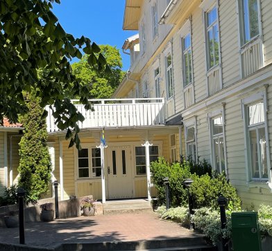 Lundsbrunn Resort & Spa Hotel Eingang Gebäude Sörbodal
