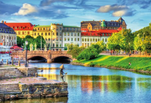 Kanal im historischen Stadtzentrum von Göteborg © Leonid Andronov-fotolia.com