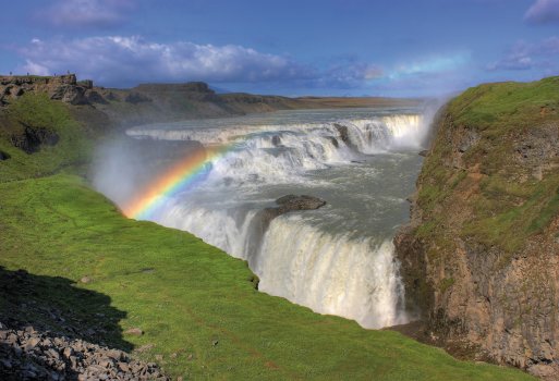 Gullfoss Wasserfall © YellowSummer-fotolia.com