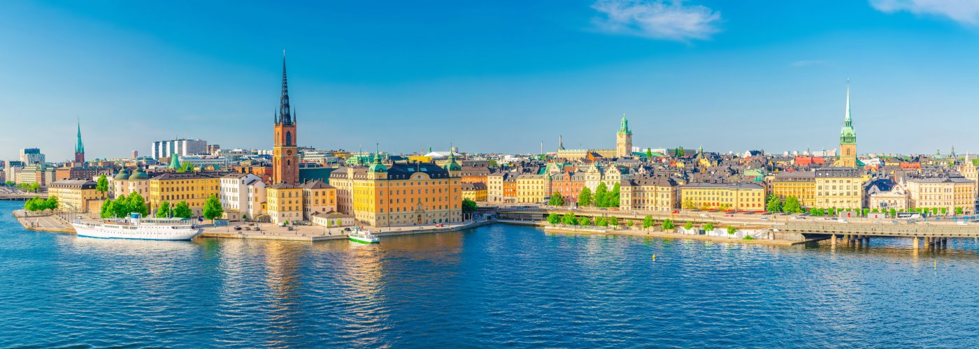 Panoramablick auf Stockholm